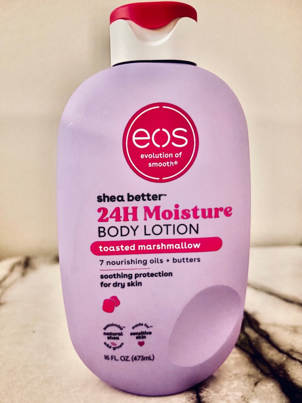 NEW eos LIMITED EDITION Toasted Marshmallow Body Lotion 16 fl oz
